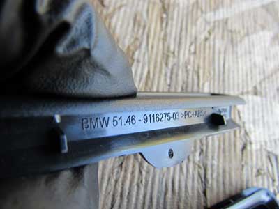 BMW Rear Seat Belt Trim (Set of 3) 514691162754